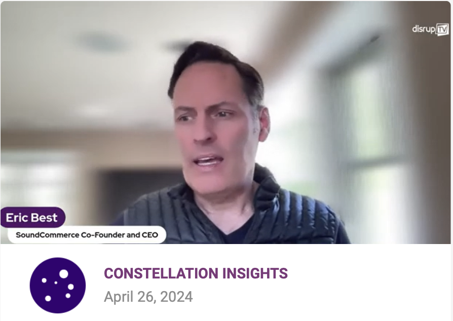 SoundCommerce CEO Eric Best: ‘Data capability enables customer lifetime value’
