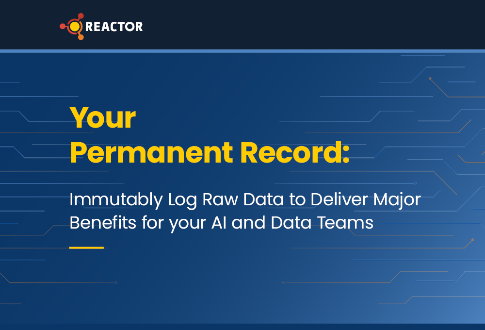 Your Permanent Record: Immutably Log Raw Data to Deliver Major Benefits for your AI and Data Teams