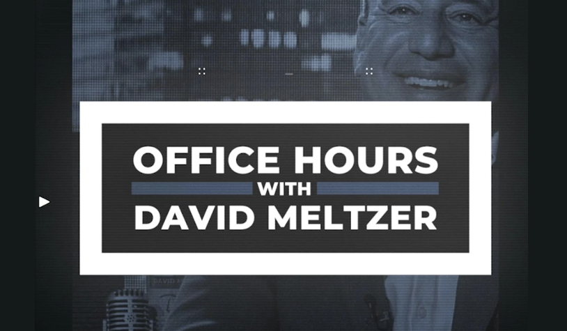 Office Hours with David Meltzer podcast talks with Eric Best